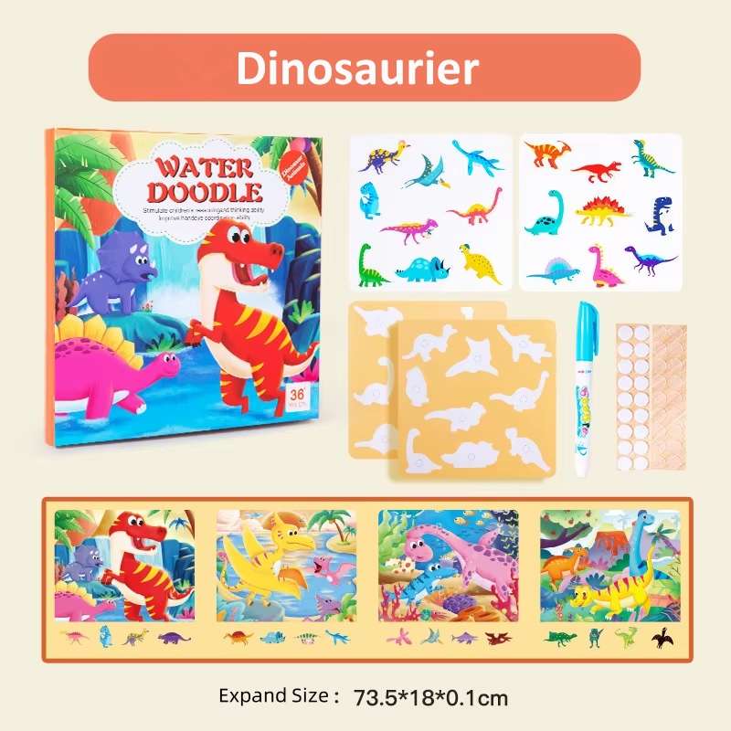 Oravea Wasser-Malbuch Kreativer Malspass mit Wasser