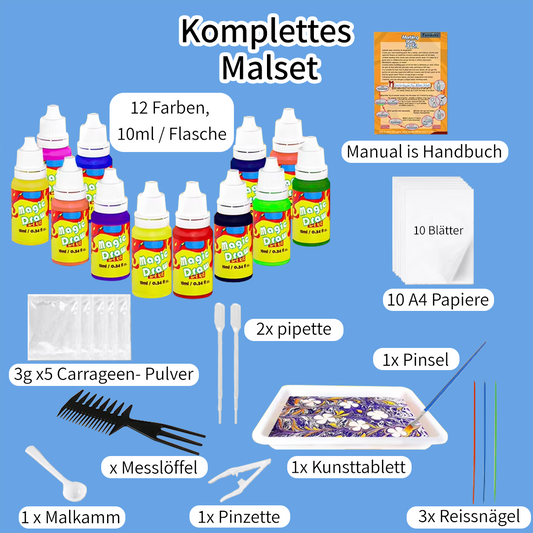 Oravea MurmelMagie Wasser Malerei - Fantasie wird sichtbar